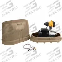 BUSHMAN Harvesting Pump Kit: Black, Mocha, 115V, 1 hp Horsepower, 31.91 psi Start Pressure (MPN BPK1225C4P1A01). Key specifications — Includes: Roll Plumbers Tape; Brand: BUSHMAN; Input Voltage: 115V; Includes Enclosure: Enclosure Included; Enclosure Color: Mocha; Color: Black.