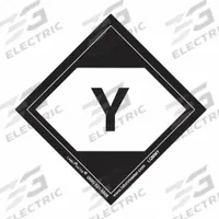 LABELMASTER DOT Handling Label: Message, 2 in x 2 in, 2 in Label Wd, 2 in Label Ht, Paper, Label (MPN LQMMYC). Key specifications — Message: Y; Background Color: Black; Brand: LABELMASTER.
