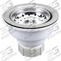 APPROVED VENDOR Strainer: Plastic, Unfinished, 3 1/2 in Overall Ht, 4 in Overall Dia (MPN 1PPF7). Key specifications — Product Type: Sink Drain; Brand: APPROVED VENDOR; Finish: Unfinished; Material: Plastic; Includes: (2) Strainer Bodies.