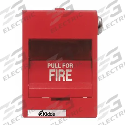 KIDDE Pull Station: 30 V AC/60 V DC Volt, 1 A @ 28V DC/3 A @ 30V AC Current, Wall Mount - Pull Stations for Fire Alarm Systems
