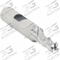 YG-1 Square End Mill: High Speed Steel, 4 Flute, 3/16" Mill Dia, 1/2" LOC, 2-3/8" OAL (MPN 04043)