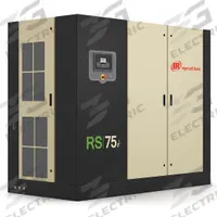 INGERSOLL RAND Rotary Screw Air Compressor: Tankless, 55 kW, 360 cfm, 0.5 gal Tank, 230V AC (MPN RS55I-A125). Key specifications — attr48606: Three; attr48593: 230V AC; attr48578: INGERSOLL RAND; attr110305: Not Included.