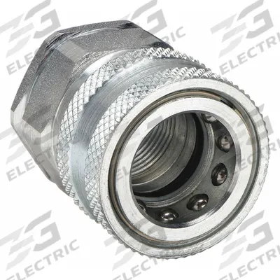 SNAP-TITE Hydraulic Quick Connect Hose Coupling: 1 1/4 in, Steel, 14.38 lpm Max. Flow Rate - H Series Hydraulic Quick-Connect Coupling Bodies