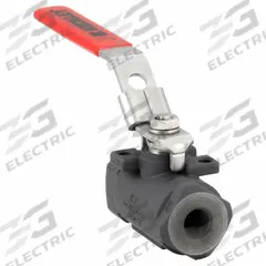 KECKLEY Manual Two-Way Ball Valve: 1/4 in, Carbon Steel, Straight, FNPT x FNPT, Full Port Ball Port (MPN BVS2THFCSRGSL-025). Key specifications — Brand: KECKLEY; Handle: Locking Lever.