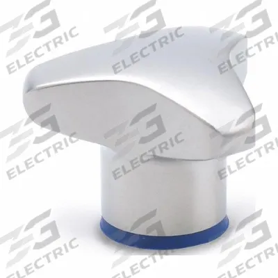 JW WINCO Hand Knob: 3 Point, Stainless Steel, M10x1.5 Thread - Hygienic 3-Arm Knobs with Threaded Hole