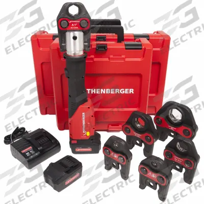 ROTHENBERGER Press Tool: 18V Li-Ion, Std, Inline - Rothenberger Press Fitting Tools