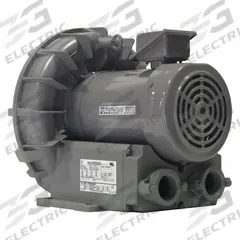 FUJI ELECTRIC Regenerative Blower: 2.7 hp, 84.7 in wc Max Op Pressure, 83 in wc Max Vacuum (MPN VFZ501A-7W). Key specifications — attr49842: Three; attr49816: FUJI ELECTRIC; attr49813: VFZ501A-7W; attr49822: 7.8/3.7 A; attr49827: Female; attr49830: NPT; attr49833: NPT; attr49845: 230/460V AC.