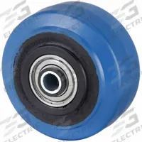APPROVED VENDOR Caster Wheel: 4 in Wheel Dia., 2 in Wheel Wd, Rubber, 400 lb Load Rating, Nylon, Std (MPN P-EP-040X020/050K-001). Key specifications — Wheel Core Material: Nylon; Wheel/Tread Color: Blue; Brand: APPROVED VENDOR.