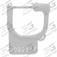 TYDENBROOKS Padlock Seals: White, Polypropylene, 6 lb Breaking Strength, 29/50 in Lock Lg, 1 PK (MPN 36021130-10). Key specifications — Brand: TYDENBROOKS; Marking Included: Letters; Marking Message: Sealed; Marking Numbering: Sequential; Lock Material: Polypropylene.