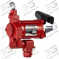 FILL-RITE Electric Drum Pump: 20 gpm Max. Flow Rate, 115 V AC, 1/3 hp HP, Pump Only, Cast Iron (MPN FR710VN). Key specifications — Brand: FILL-RITE; Rated Voltage: 115 V AC; Discharge Hose Size: Not Included; Nozzle Type: Not Included.