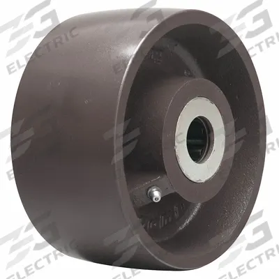 APPROVED VENDOR Caster Wheel: 6 in Wheel Dia., 3 in Wheel Wd, Iron, 6,000 lb Load Rating - Iron Tread Wheels