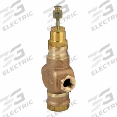 Hydronic Globe Valve: 2-Way, 4.7 CV Flow, 1/2 in Female NPT, Brass Body, Stainless Steel Stem (MPN V5011N1040/U). Key specifications — Manufacturer Part Number: V5011N1040/U; Brand: HONEYWELL; Seat Material: Stainless Steel; Specific Valve Action: Stem Down to Close.