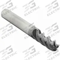 WIDIA HANITA Ball End Mill: Carbide, AlTiN Coated, 4 Flute, 5/16" Mill Dia, 3/4" LOC, 2-1/2" OAL (MPN 4V0008003XT)