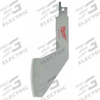 MILWAUKEE Grout Removal Tool: Reciprocating Saw Compatible, Carbide Grit - Reciprocating Saw Grout Removal Tools