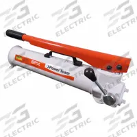POWER TEAM Hydraulic Hand Pump: 2 Stages, Single Acting, 1,400 psi Max. Pressure 1st Stage (MPN P157). Key specifications — Brand: POWER TEAM; Cylinder Compatibility: Single Acting.