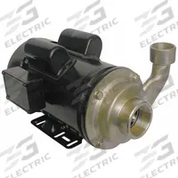 DAYTON Centrifugal Pump: 316 Stainless Steel, 2 hp Horsepower (Max), Single Phase, 115/230V AC, NPT (MPN 5WXT8). Key specifications — Impeller Material: 316 Stainless Steel; Brand: DAYTON; Motor Enclosure: Totally Enclosed Fan Cooled.