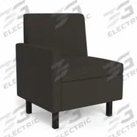 SAFCO PRODUCTS Right Arm Modular Seating: Dark Gray, 27 in Overall Wd, 24 in Overall Dp (MPN MISSARDT16). Key specifications — Brand: SAFCO PRODUCTS.