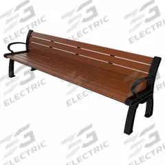 ULTRASITE Heritage Outdoor Bench: Heritage, 96 in Overall Lg, 30 in Overall Ht, Brown, Black (MPN PB 8BROBFHER). Key specifications — Manufacturer Part Number: PB 8BROBFHER; Brand: ULTRASITE; Frame Color: Black; Product Type: Outdoor Bench; Seat Color: Brown; Series: Heritage.