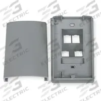 HUBBELL PREMISE WIRING Wall Plate: Gray, 1 Gang, 4 Port, Flat Module, Plastic, Vertical (MPN TWPF1GY). Key specifications — Brand: HUBBELL PREMISE WIRING; Material: Plastic; Color: Gray; Compatible Connector Type: Keystone Jack Modules; Outlet Orientation: Vertical; Module Style: Flat.