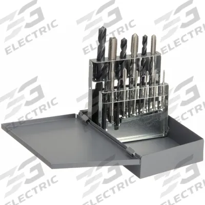 CHICAGO-LATROBE Drill Bit and Tap Set: 18 Pc (MPN 52541) - Drill Bit & Hand Tap Sets