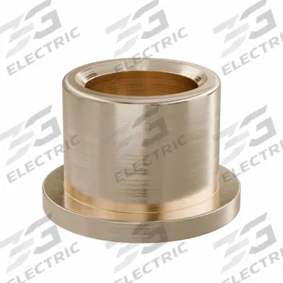 OILITE Flanged Sleeve Bearing: Bronze, SAE 841, 5/8 in Bore, 7/8 in OD, 3/4 in Lg - Lubricated General Purpose Metallic Flanged Sleeve Bearings