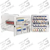 FIRST AID ONLY First Aid Kit and Housing: 213 Components, ANSI/ISEA Z308.1-2021, Type I/II, Class A (MPN 91093-021). Key specifications — ANSI Standard Met: ANSI/ISEA Z308.1-2021; Adhesive Bandages Included: (70) Bandages; Oral and Inhalant Medicinals Included: No Oral/Inhalant Medicinals; Topical Medicinals Included: (20) Alcohol Wipes; Wound Dressings Included: (2) Trauma Pads; Unitized: Unitized with Guided Refill System.