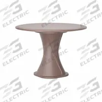 CORTECH Table: 29 in Overall Ht, 42 in Overall Dia, No Game Top, Ballast Accepted, Brown, ISO 22196 (MPN 670BN). Key specifications — Brand: CORTECH; Accepts Ballast: Ballast Accepted; Table Material: Polyethylene; Furniture Series: Endurance.