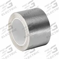 3M Conductive Electrical Tape: 2 in Wd, 6 yd Lg, 5 mil Thick, 600 V Volt Rating, Silver, Acrylic (MPN 1267)