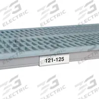 METRO Label Holder: Metro Super Erecta Pro, 35 1/4 in Overall Wd, 1 1/4 in Overall Ht, White (MPN 9989X5). Key specifications — Brand: METRO; Color: White; Compatible Brand and Series: Metro Super Erecta Pro.