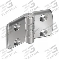 Hinge: 48 mm x 87 mm, 45 Series, For 10 mm Slot Wd, Silver, Aluminum, 6.6 mm Mounting Hole, Butt (MPN 095A4545F). Key specifications — Brand: FATH INC.; Product Type: Standard Hinge; Material: Aluminum; Hinge Type: Butt.