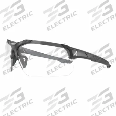 EDGE EYEWEAR Safety Glasses: Clear Lens, Half-Frame, Anti-Fog/Vapor Shield, Lightweight - Adjustable Comfort-Fit Safety Glasses