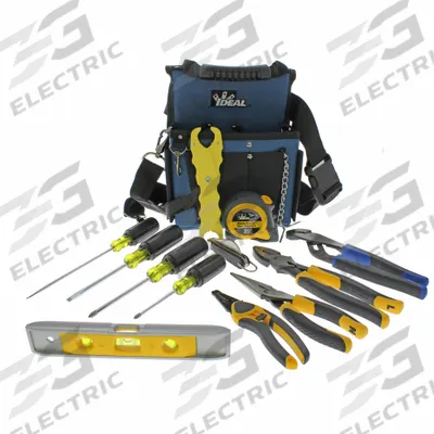 IDEAL Electricians Tool Kit: 12 Total Pcs, Tool Bag - Tool Sets with Tool Bag