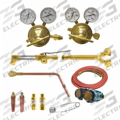 UNIWELD Propane Outfit CGA510 w/Flashback Arrestors/GPP-1: Propane - Cutting & Heating Outfits