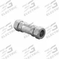 HAM-LET Check Valve: Poppet, Inline Valve Body, 3/8 in Pipe Size, Let-Lok® x Let-Lok®, Let-Lok, EPDM (MPN H-400-SS-L-3/8"-1 PSI-EP). Key specifications — Brand: HAM-LET; Seat Material: 316 Stainless Steel.