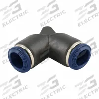 AIGNEP Push To Connect Fitting: 3/8 in OD x 5/16 in OD Size, Push-to-Connect x Push-to-Connect (MPN 85130-06-05). Key specifications — Brand: AIGNEP; Color: Black/Blue.