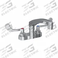 ELKAY Handle-Operated Faucet: Elkay®, Brass, Centerset, Deck, 2 Mounting Holes, 1.5 gpm Flow Rate (MPN LK406AT08T4). Key specifications — Series: Elkay®; Brand: ELKAY.