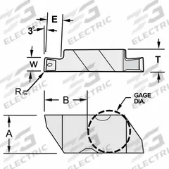 ULTRA-DEX USA Parting and Grooving Insert: NG-6R W.375 (MPN 913-000-330). Key specifications — attr257415: NG-6R W.375; attr257414: NG-6R W.375.