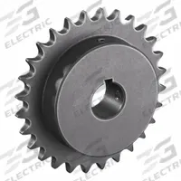 TSUBAKI Single Strand Sprocket: 40, For 1/2 in Chain Pitch, 1 in Bore Dia, 28 Teeth, Steel (MPN 40B28F-1). Key specifications — Brand: TSUBAKI.