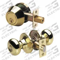 MASTER LOCK Door Lockset: Office Knob Locksets, Brass (MPN BCC0603KA4S). Key specifications — Lockset Style: Biscuit.
