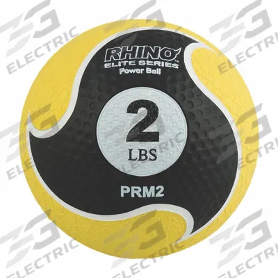 CHAMPION SPORTS Medicine Ball: 8 in Overall Dia, Yellow - Medicine Balls
