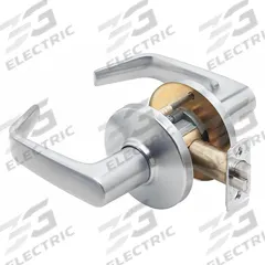 STANLEY SECURITY SOLUTIONS Door Lockset: Passage Lever Locksets, Chrome, ADA Compliant, LFIC (MPN 9K30N15DS3626). Key specifications — Ligature Resistance: Not Ligature-Resistant; Brand: STANLEY SECURITY SOLUTIONS; Lockset Function ANSI Code: F75; Visual Indicator Message: No Message; Lockset Style: Contour Angle Return; ADA Compliant: Yes; Finish: Satin Chromium-Plated : Zinc Alloy.