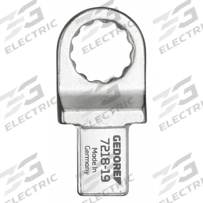 GEDORE Interchangeable Torque Wrench Head: 14mm x 18mm Drive Size - 12-Point Box End Torque Wrench Heads