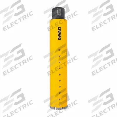 DEWALT Core Bit: 3 1/4 in Core Dia, 14 in Max Drilling Dp - Diamond-Tipped Core Bits for Wet Coring