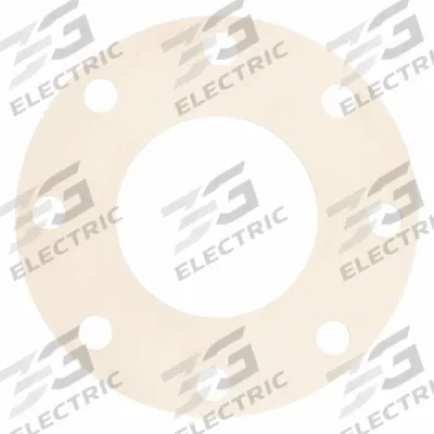 APPROVED VENDOR Full Face Flange Gasket: Class 150, Buna-N, For 6 in Pipe, 1/8 in Thick - Food-Grade Buna-N Full-Face Gaskets