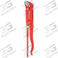 KNIPEX Pipe Wrench: Alloy Steel, 1 5/8 in Jaw Capacity, Serrated, 12 in Overall Lg, I-Beam, Chrome (MPN 83 20 010). Key specifications — attr309808: I-Beam; attr309815: Alloy Steel; attr324941: KNIPEX.