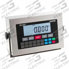 DORAN Intrinsically Safe Scale Indicator: 6 3/4 in Overall Ht, 10 in Overall Lg, 4 in Overall Wd (MPN 8250IS/15-BATT/CHG). Key specifications — attr1360126: DORAN; attr1360104: lb; attr1360123: Yes; attr1360124: Battery; attr1360105: NTEP.