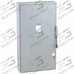 SQUARE D Safety Switch: Fusible, 600 A, Three Phase, 600V AC, Galvanized Steel, Indoor/Outdoor (MPN H366NR). Key specifications — Brand: SQUARE D.