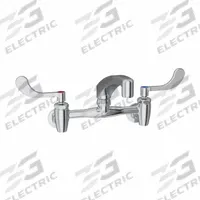ELKAY Handle-Operated Faucet: Elkay®, Brass, Centerset, Wall, 2 Mounting Holes, 1.5 gpm Flow Rate (MPN LK940AT08T4S). Key specifications — Series: Elkay®; Brand: ELKAY.