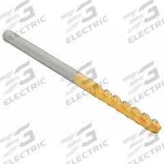 APPROVED VENDOR Ball End Mill: Carbide, TiN Coated, 4 Flute, 5/32" Mill Dia, 1-1/8" LOC, 3" OAL (MPN 229-001006)
