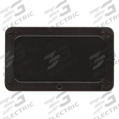 BRADY Blank Tag: Plastic, Black, Rectangle - General Purpose Blank Valve Tags